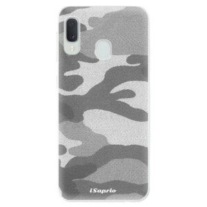 Odolné silikónové puzdro iSaprio - Gray Camuflage 02 - Samsung Galaxy A20e