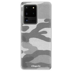 Odolné silikónové puzdro iSaprio - Gray Camuflage 02 - Samsung Galaxy S20 Ultra