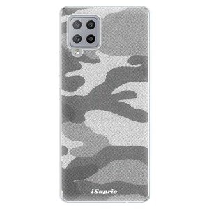 Odolné silikónové puzdro iSaprio - Gray Camuflage 02 - Samsung Galaxy A42