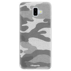 Odolné silikónové puzdro iSaprio - Gray Camuflage 02 - Samsung Galaxy J6+