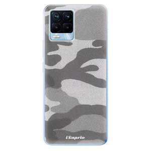 Odolné silikónové puzdro iSaprio - Gray Camuflage 02 - Realme 8 / 8 Pro