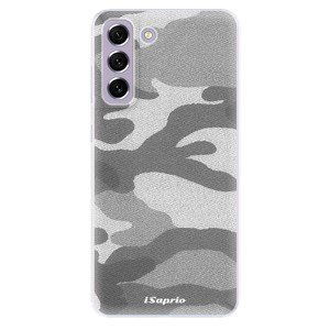 Odolné silikónové puzdro iSaprio - Gray Camuflage 02 - Samsung Galaxy S21 FE 5G