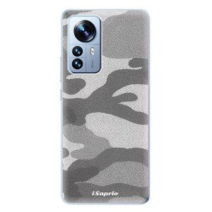 Odolné silikónové puzdro iSaprio - Gray Camuflage 02 - Xiaomi 12 Pro