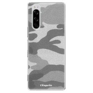 Plastové puzdro iSaprio - Gray Camuflage 02 - Sony Xperia 5