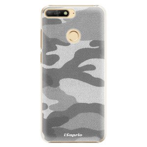 Plastové puzdro iSaprio - Gray Camuflage 02 - Huawei Y6 Prime 2018