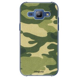 Plastové puzdro iSaprio - Green Camuflage 01 - Samsung Galaxy J1