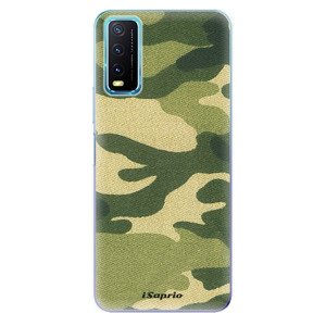 Odolné silikónové puzdro iSaprio - Green Camuflage 01 - Vivo Y20s