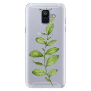 Silikónové puzdro iSaprio - Green Plant 01 - Samsung Galaxy A6