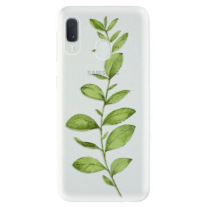 Odolné silikónové puzdro iSaprio - Green Plant 01 - Samsung Galaxy A20e