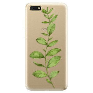 Odolné silikónové puzdro iSaprio - Green Plant 01 - Huawei Honor 7S