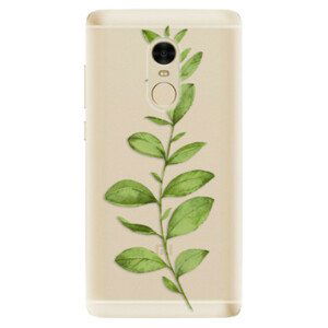 Odolné silikónové puzdro iSaprio - Green Plant 01 - Xiaomi Redmi Note 4