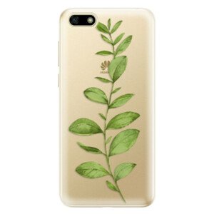 Odolné silikónové puzdro iSaprio - Green Plant 01 - Huawei Y5 2018