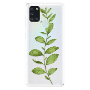 Odolné silikónové puzdro iSaprio - Green Plant 01 - Samsung Galaxy A21s