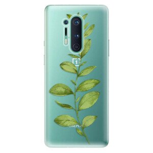 Odolné silikónové puzdro iSaprio - Green Plant 01 - OnePlus 8 Pro