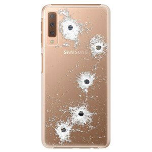 Plastové puzdro iSaprio - Gunshots - Samsung Galaxy A7 (2018)