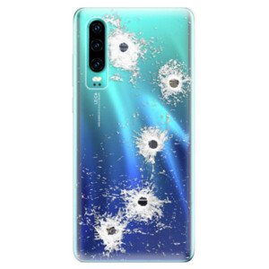 Odolné silikonové pouzdro iSaprio - Gunshots - Huawei P30