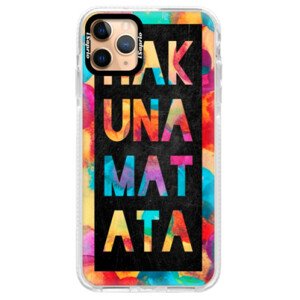 Silikónové puzdro Bumper iSaprio - Hakuna Matata 01 - iPhone 11 Pro Max