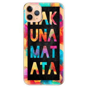 Odolné silikónové puzdro iSaprio - Hakuna Matata 01 - iPhone 11 Pro Max