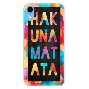 Odolné silikónové puzdro iSaprio - Hakuna Matata 01 - iPhone XR