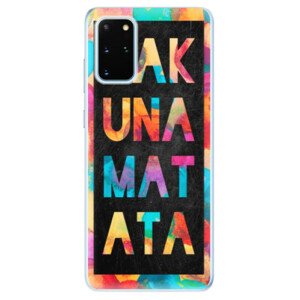 Odolné silikónové puzdro iSaprio - Hakuna Matata 01 - Samsung Galaxy S20+