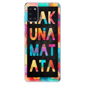 Odolné silikónové puzdro iSaprio - Hakuna Matata 01 - Samsung Galaxy A31