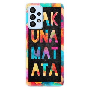 Odolné silikónové puzdro iSaprio - Hakuna Matata 01 - Samsung Galaxy A33 5G