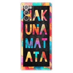 Odolné silikónové puzdro iSaprio - Hakuna Matata 01 - Samsung Galaxy Note 20