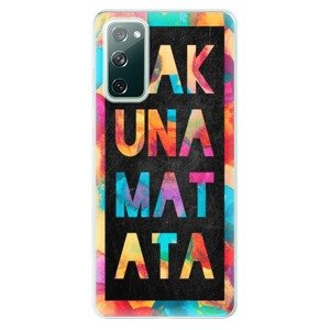 Odolné silikónové puzdro iSaprio - Hakuna Matata 01 - Samsung Galaxy S20 FE