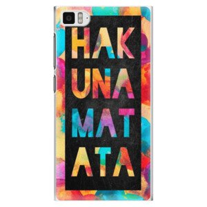 Plastové puzdro iSaprio - Hakuna Matata 01 - Xiaomi Mi3