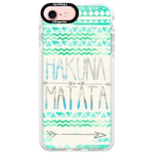 Silikónové púzdro Bumper iSaprio - Hakuna Matata Green - iPhone 7