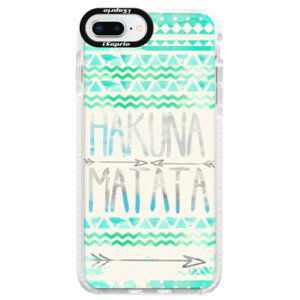 Silikónové púzdro Bumper iSaprio - Hakuna Matata Green - iPhone 8 Plus