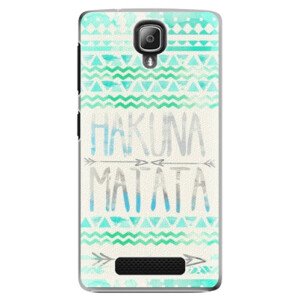 Plastové puzdro iSaprio - Hakuna Matata Green - Lenovo A1000