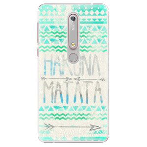 Plastové puzdro iSaprio - Hakuna Matata Green - Nokia 6.1