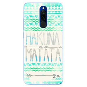 Odolné silikónové puzdro iSaprio - Hakuna Matata Green - Xiaomi Redmi 8