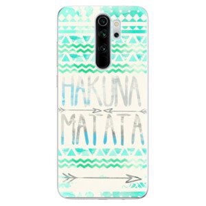 Odolné silikónové puzdro iSaprio - Hakuna Matata Green - Xiaomi Redmi Note 8 Pro