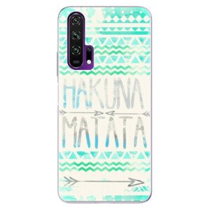 Odolné silikónové puzdro iSaprio - Hakuna Matata Green - Honor 20 Pro