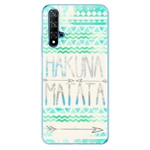 Odolné silikónové puzdro iSaprio - Hakuna Matata Green - Huawei Nova 5T