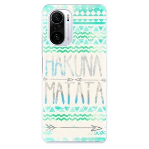 Odolné silikónové puzdro iSaprio - Hakuna Matata Green - Xiaomi Poco F3