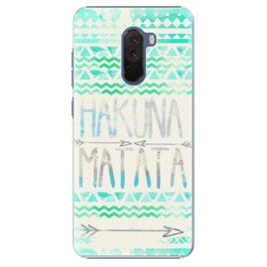 Plastové puzdro iSaprio - Hakuna Matata Green - Xiaomi Pocophone F1