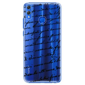 Plastové puzdro iSaprio - Handwriting 01 - black - Huawei Honor 8X