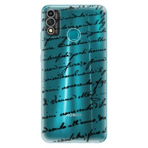 Odolné silikónové puzdro iSaprio - Handwriting 01 - black - Honor 9X Lite