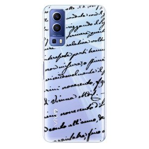 Odolné silikónové puzdro iSaprio - Handwriting 01 - black - Vivo Y52 5G