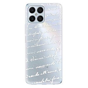 Odolné silikónové puzdro iSaprio - Handwriting 01 - white - Honor X8