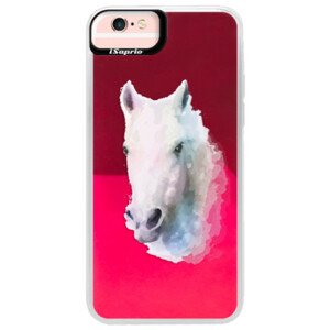 Neónové púzdro Pink iSaprio - Horse 01 - iPhone 6 Plus/6S Plus