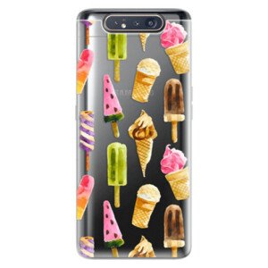 Odolné silikónové puzdro iSaprio - Ice Cream - Samsung Galaxy A80