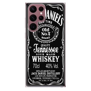 Odolné silikónové puzdro iSaprio - Jack Daniels - Samsung Galaxy S22 Ultra 5G