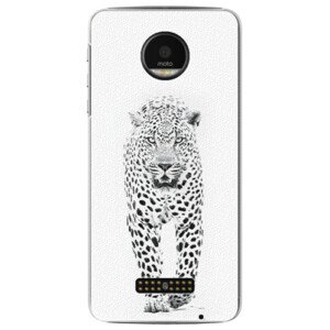 Plastové puzdro iSaprio - White Jaguar - Lenovo Moto Z