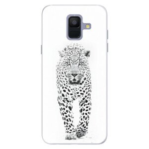 Silikónové puzdro iSaprio - White Jaguar - Samsung Galaxy A6