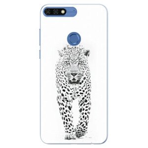 Silikónové puzdro iSaprio - White Jaguar - Huawei Honor 7C