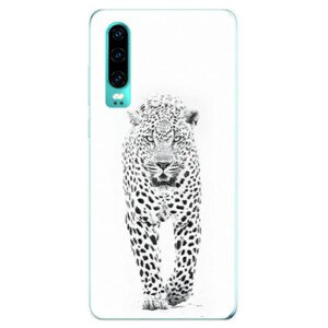 Odolné silikonové pouzdro iSaprio - White Jaguar - Huawei P30